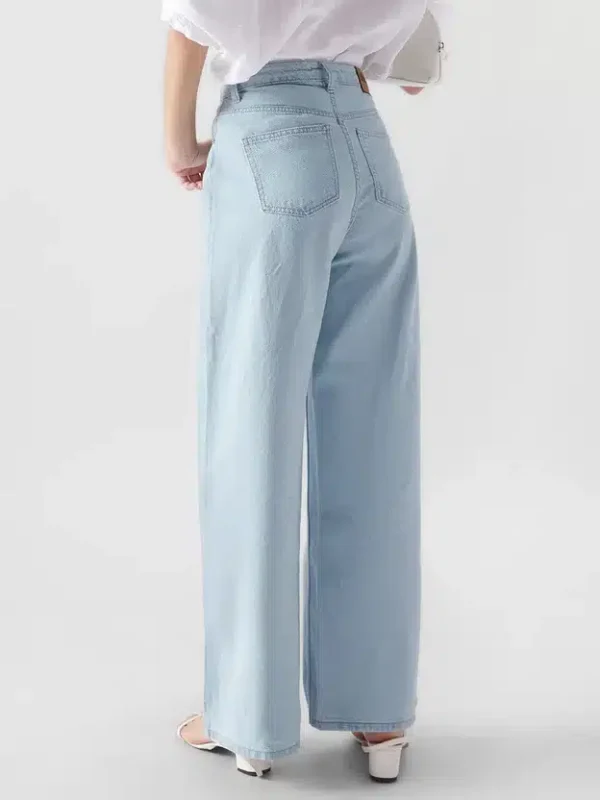 Ice Blue (Wide leg fit) Women Jeans - Image 2