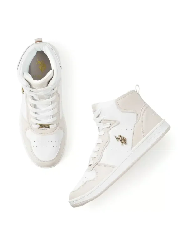 Round Toe Colour Block Rowan Sneakers - Image 4