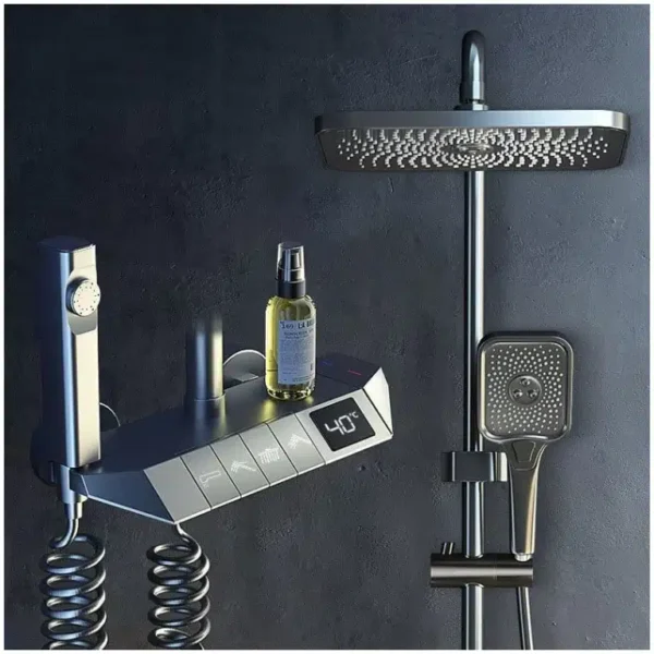 Elegant Symphony Rainfall Digital Shower Set