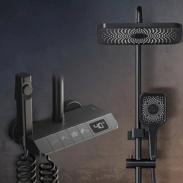 Elegant Symphony Rainfall Digital Shower Set - Image 3