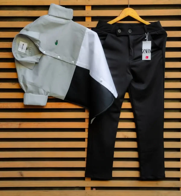 Stylish Lycra Pant & Shirt Ensemble for Party Events
