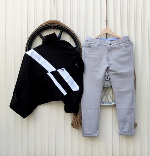 Designer Men’s Lycra Pant Shirt Ensemble for Stylish Events