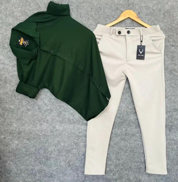 Party Wear Shirt Trouser Combo For Men