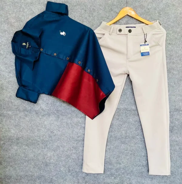 Stylish Men’s Party Wear Pant and Shirt Ensemble