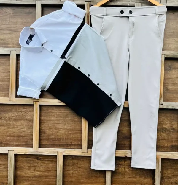 Stylish Party Wear Pant Shirt For Men