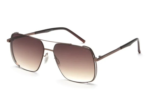 Brown Square Sunglasses - Image 2