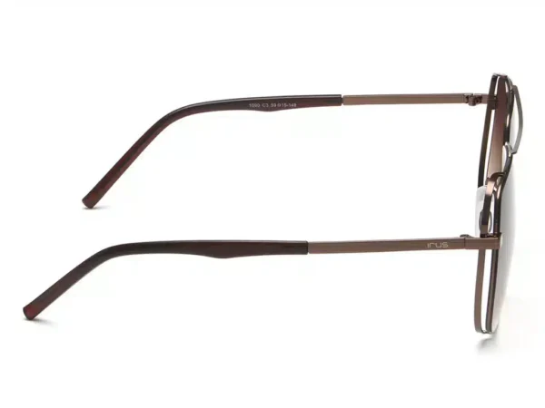 Brown Square Sunglasses - Image 3