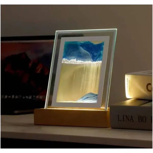 Sand Art LED Quicksand Artistic Table Lamp