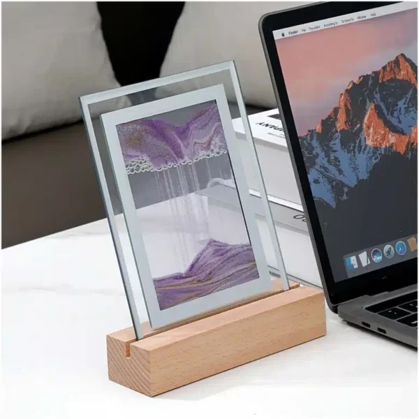 Sand Art LED Quicksand Artistic Table Lamp - Image 4