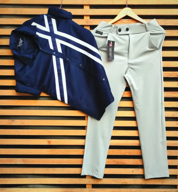Lycra Party Outfit: Pant and Shirt Combo