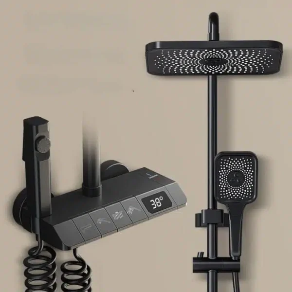 Elegant Symphony Rainfall Digital Shower Set - Image 2