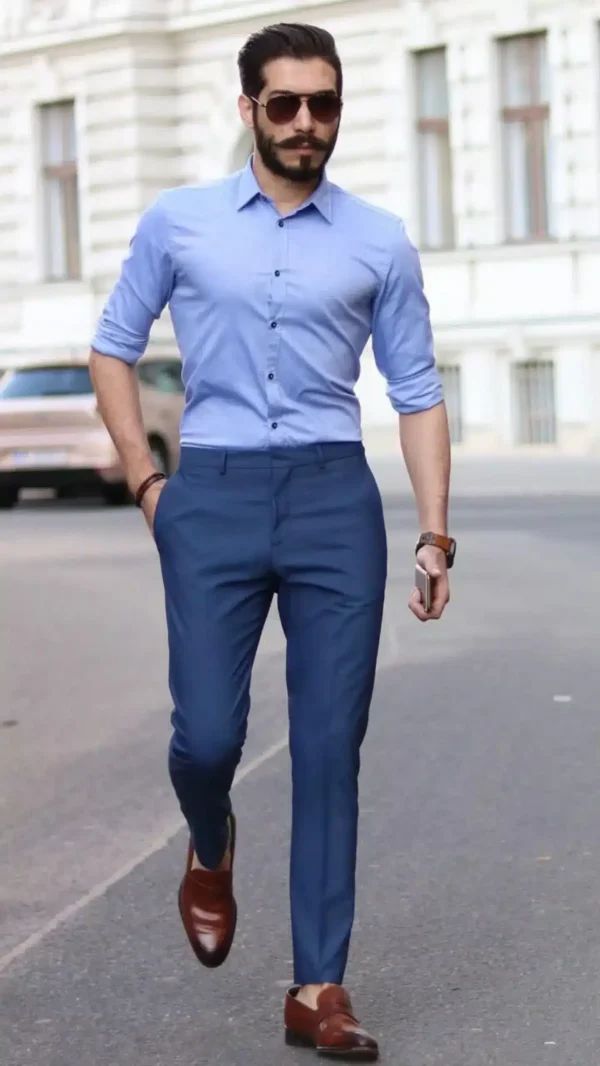 Men Elegant Shirt And Trouser for office wear