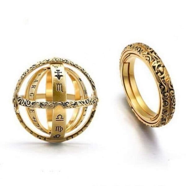 Vintage Astronomical Creative Complex Cosmic Ring - Image 3
