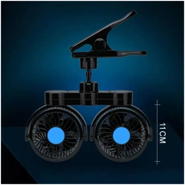 Rotatable Portable Air Cooling Car Fan - Image 3