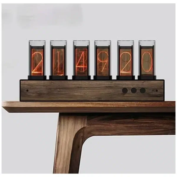 Vintage RGB Digital Tube Table Clock - Image 2