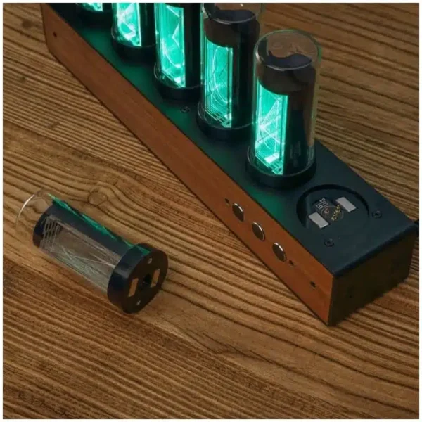 Vintage RGB Digital Tube Table Clock - Image 3