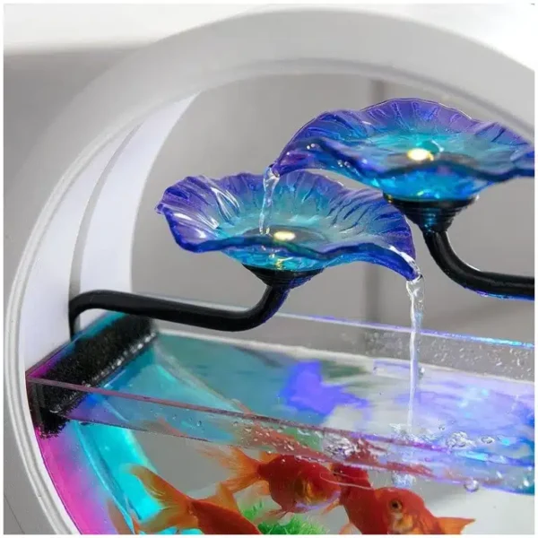 Indoor Mini Creative LED Aquarium Humidifier - Image 3