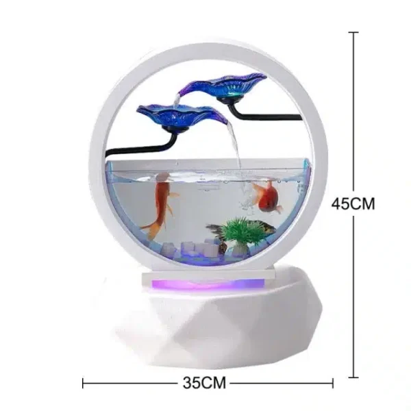 Indoor Mini Creative LED Aquarium Humidifier - Image 4